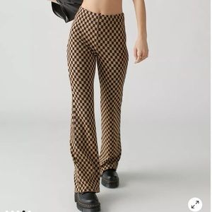 Urban Outfitters Brown Checkered Pants